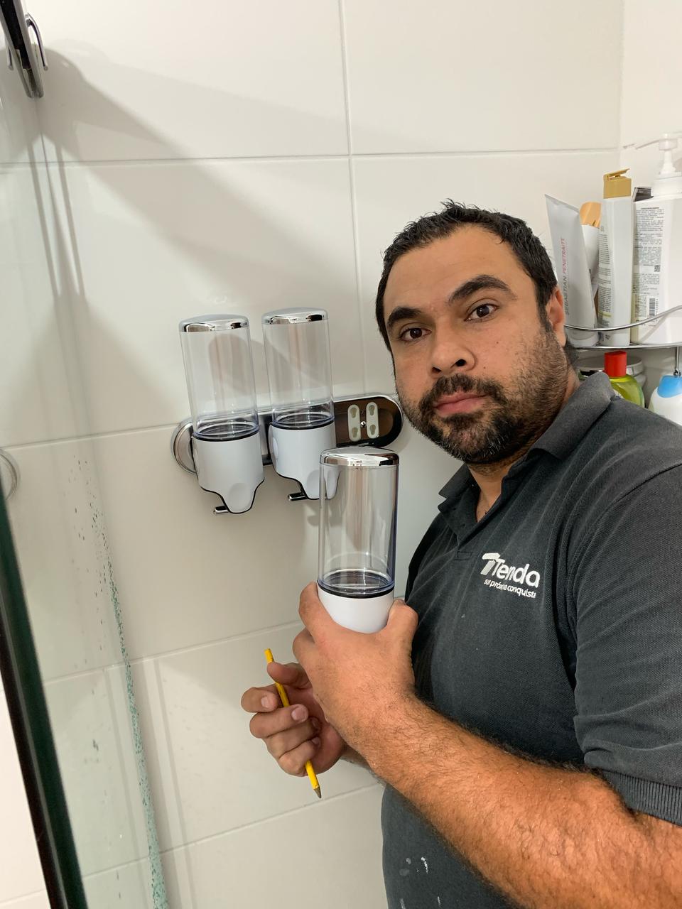 instalação de acessórios